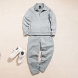  Quần nỉ bộ trơn basic slimfit túi chìm thêu logo GWCS821 - GWBS821 