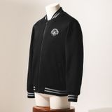  Áo khoác nỉ cổ bomber thêu logo ngực GWCS823 