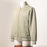  Áo khoác nỉ cổ bomber thêu logo ngực GWCS823 