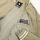  Áo khoác nỉ cổ bomber thêu logo ngực GWCS823 