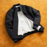  Áo khoác bomber lót lông thêu logo ngực GWCU052 