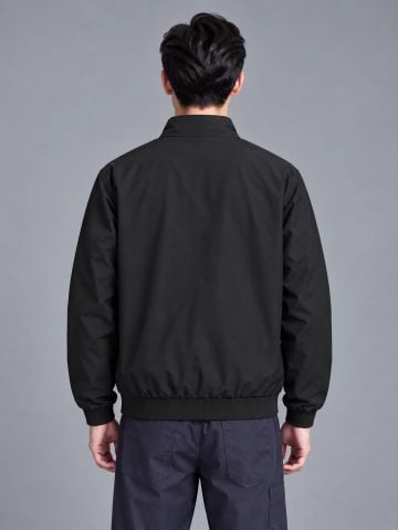 Áo khoác nam gió lót lông fleece Windtherm GWCU055 - Chi tiết 2