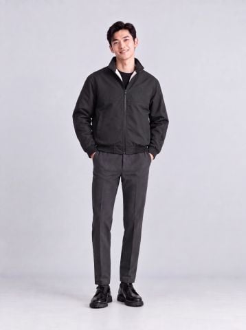 Áo khoác nam gió lót lông fleece Windtherm GWCU055 - Chi tiết 1