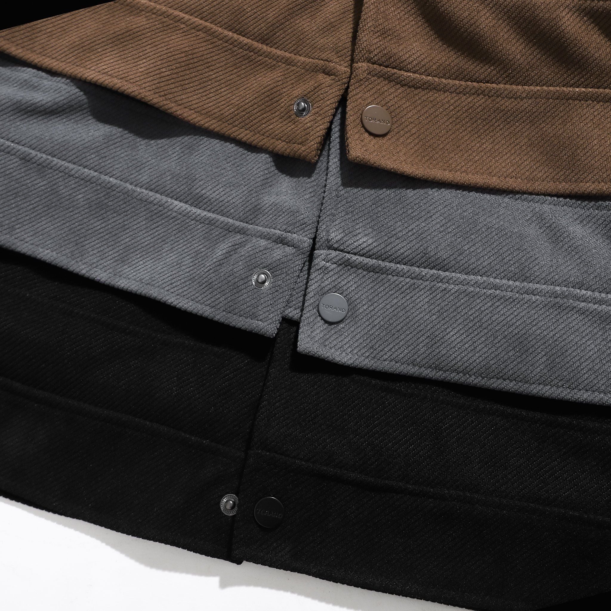  Áo khoác nhung tăm cổ bẻ GWCV502 