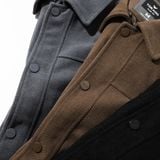  Áo khoác nhung tăm cổ bẻ GWCV502 