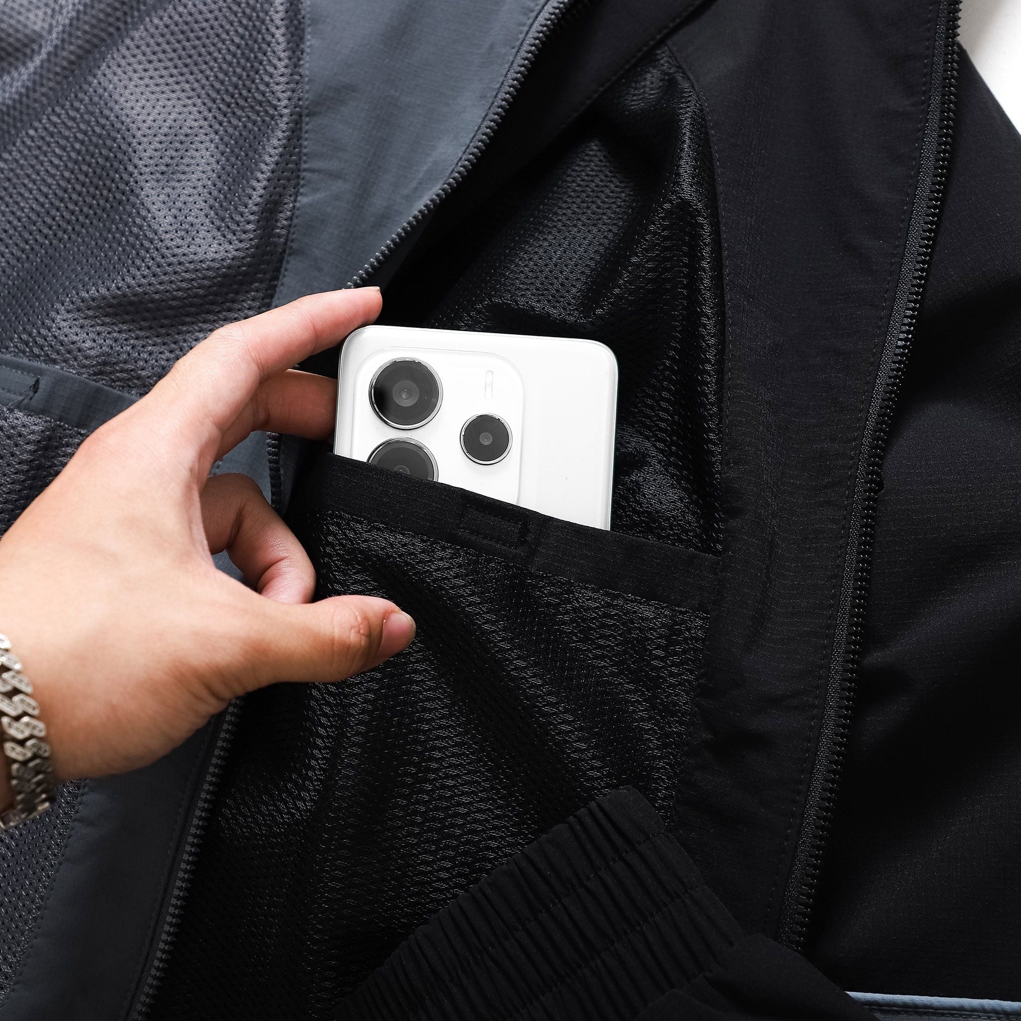  Áo khoác bộ gió 2 lớp can phối cổ cao GWCW203 - GWBW203 