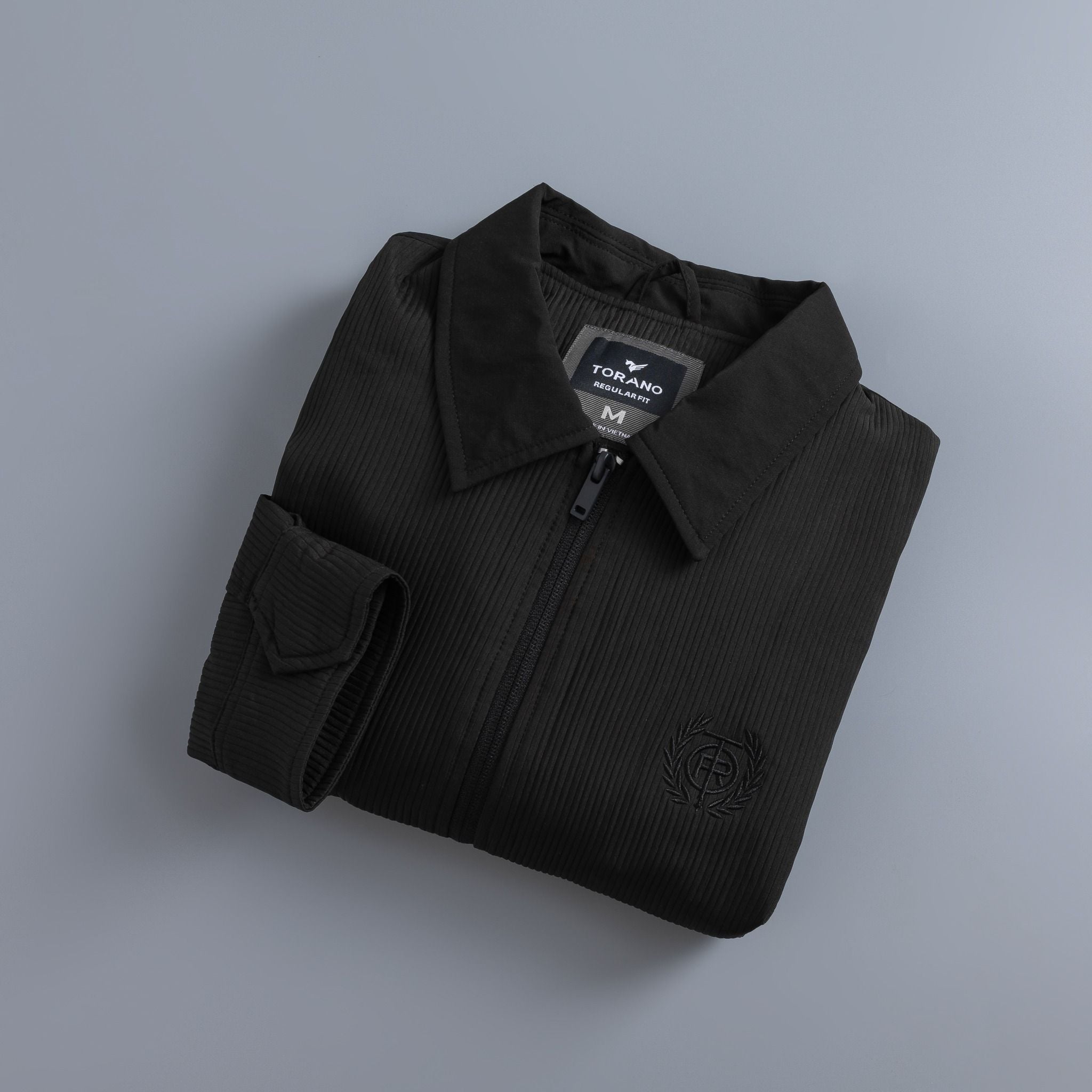  Áo khoác gió 2 lớp cổ bẻ thêu logo GWCW505 