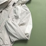  Áo khoác gió 2 lớp can phối mũ liền logo thêu GWCW801 