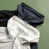  Áo khoác gió 2 lớp can phối mũ liền logo thêu GWCW801 