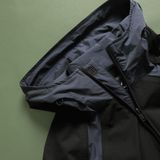  Áo khoác gió 2 lớp can phối mũ liền logo thêu GWCW801 