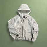  Áo khoác gió 2 lớp can phối mũ liền logo thêu GWCW801 