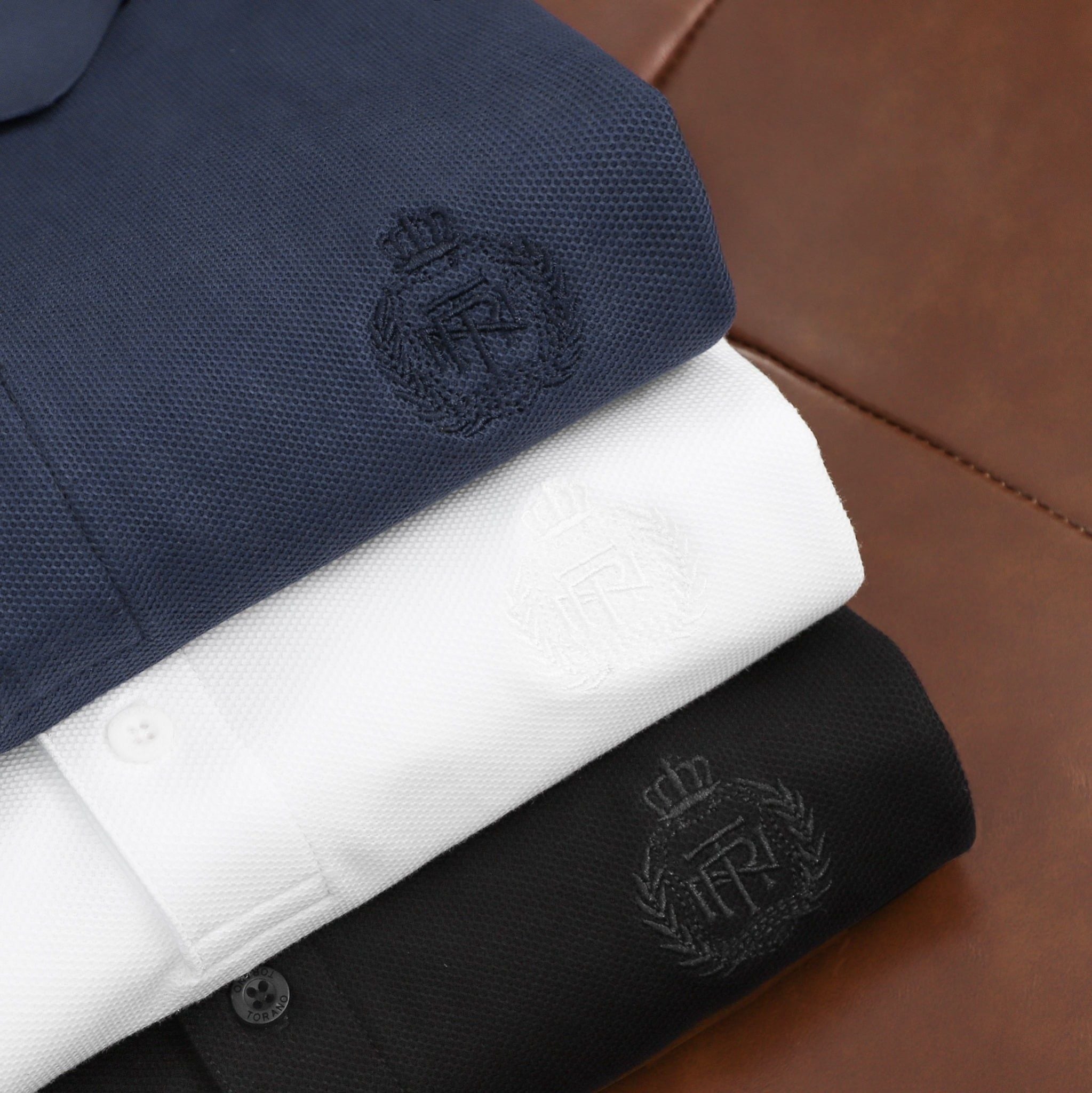  Áo Polo dài tay basic thêu logo ngực GWTP502 