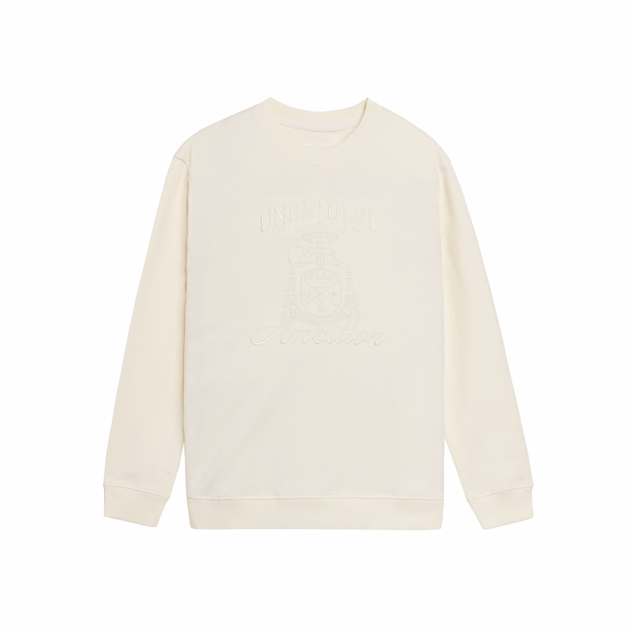  Áo nỉ họa tiết thêu hình Unbridled ambition GWTW826 