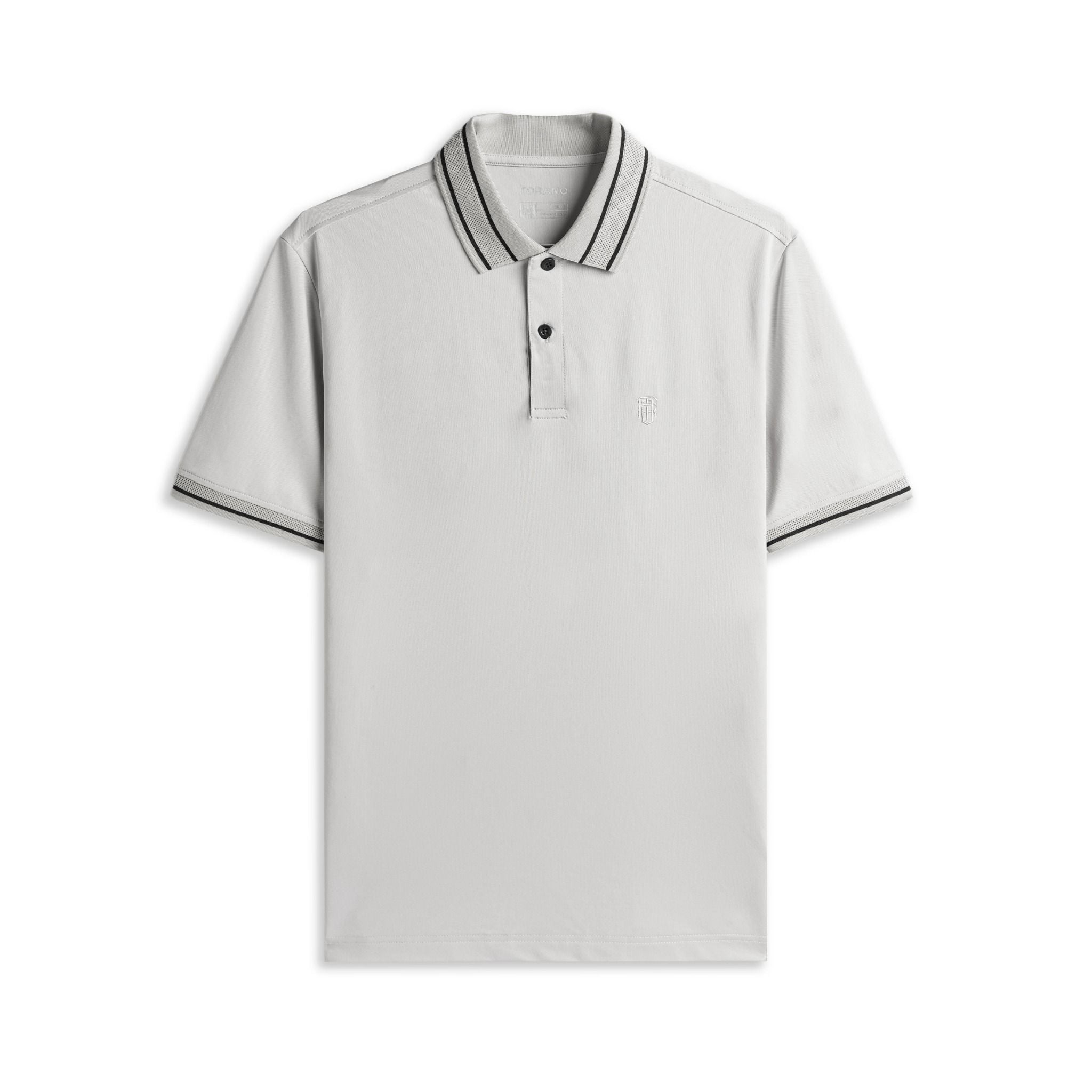  Áo polo trơn bo kẻ HSTP903 