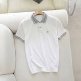  Áo polo trơn bo kẻ HSTP903 