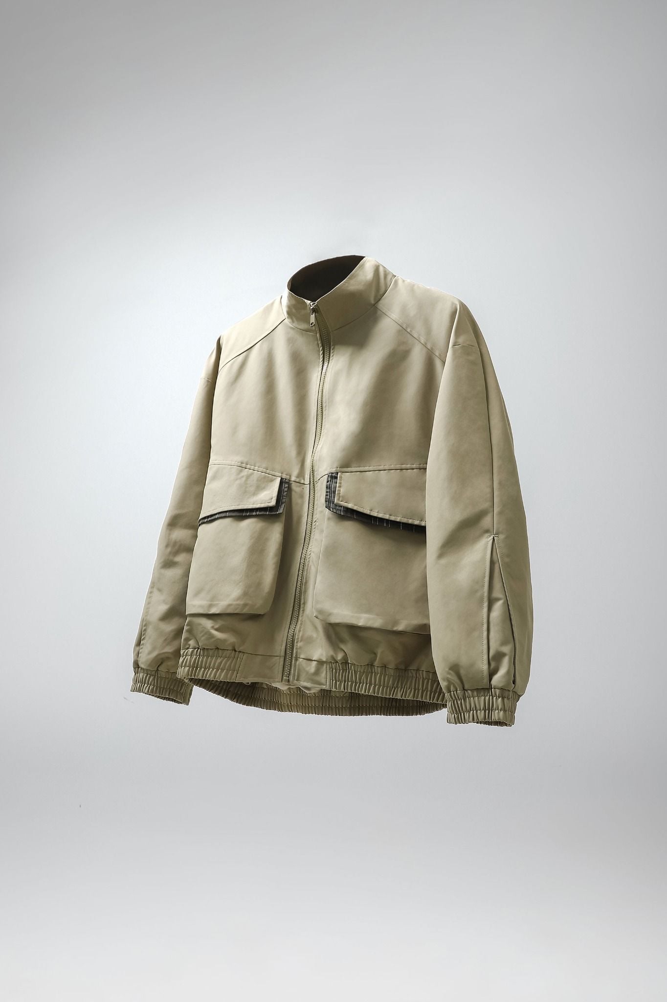  Áo khoác gió 2 lớp can phối relaxedfit cổ cao GWCW802 