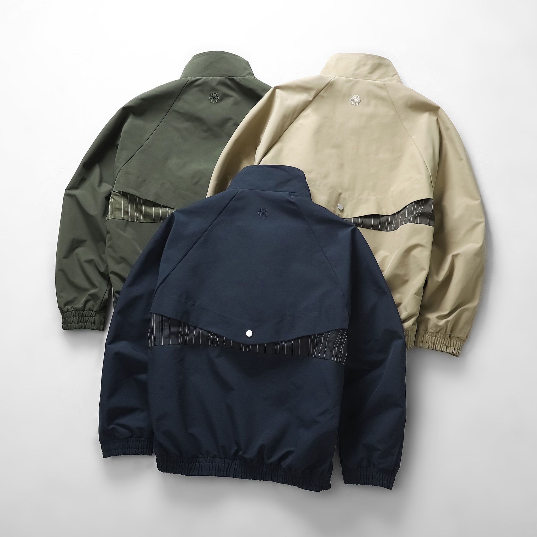  Áo khoác gió 2 lớp can phối relaxedfit cổ cao GWCW802 