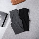  Quần âu relaxedfit trơn phối cạp chun thêu logo GABT506 