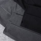  Quần âu relaxedfit trơn phối cạp chun thêu logo GABT506 