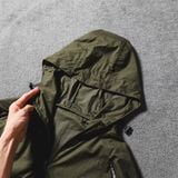  Áo khoác gió 1 lớp mũ liền GWCW907 