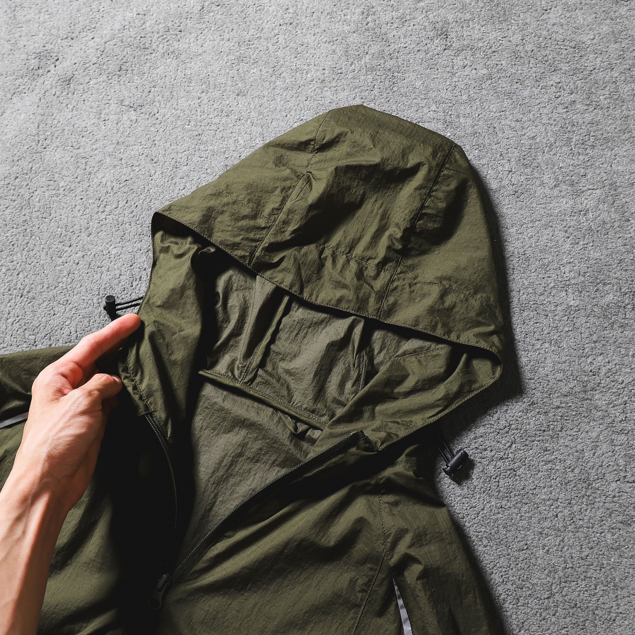  Áo khoác gió 1 lớp mũ liền GWCW907 