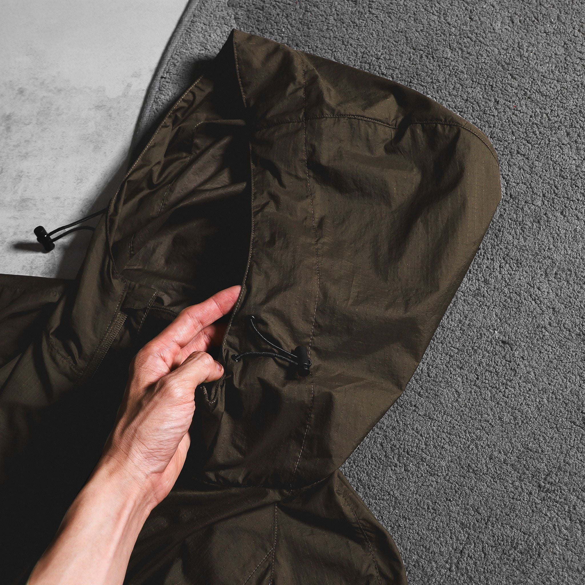  Áo khoác gió 1 lớp mũ liền GWCW907 