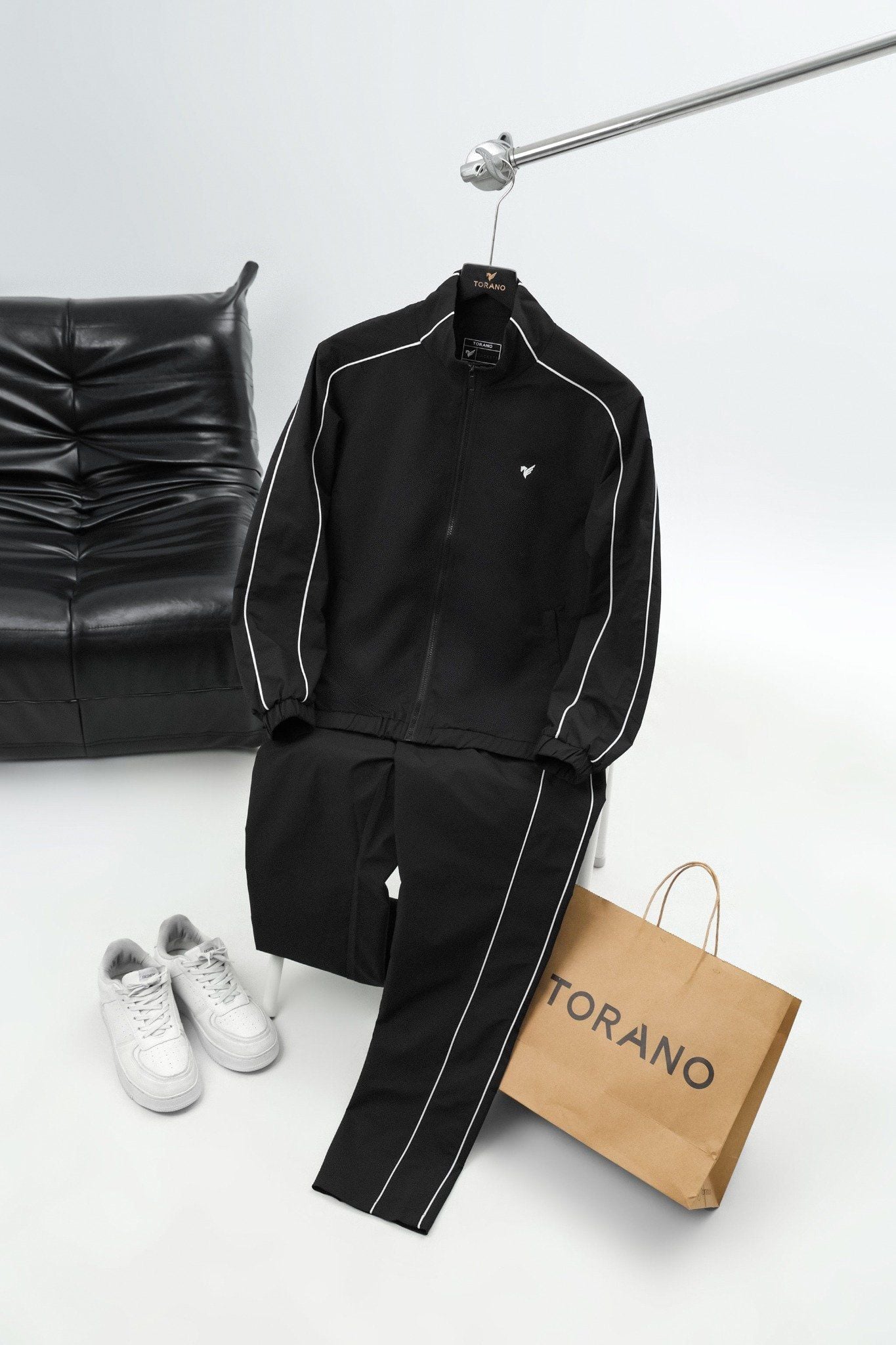  Áo khoác bộ gió 2 lớp can phối cổ cao GWCW901 - GWBW901 