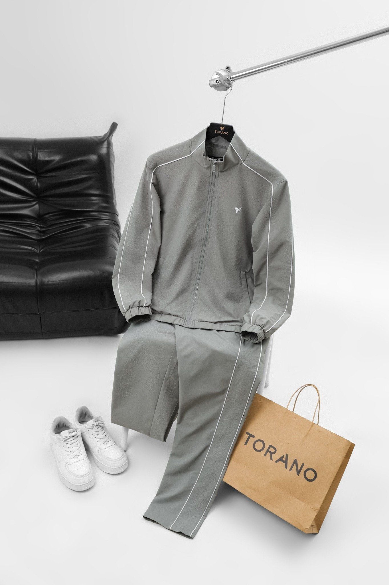  Áo khoác bộ gió 2 lớp can phối cổ cao GWCW901 - GWBW901 