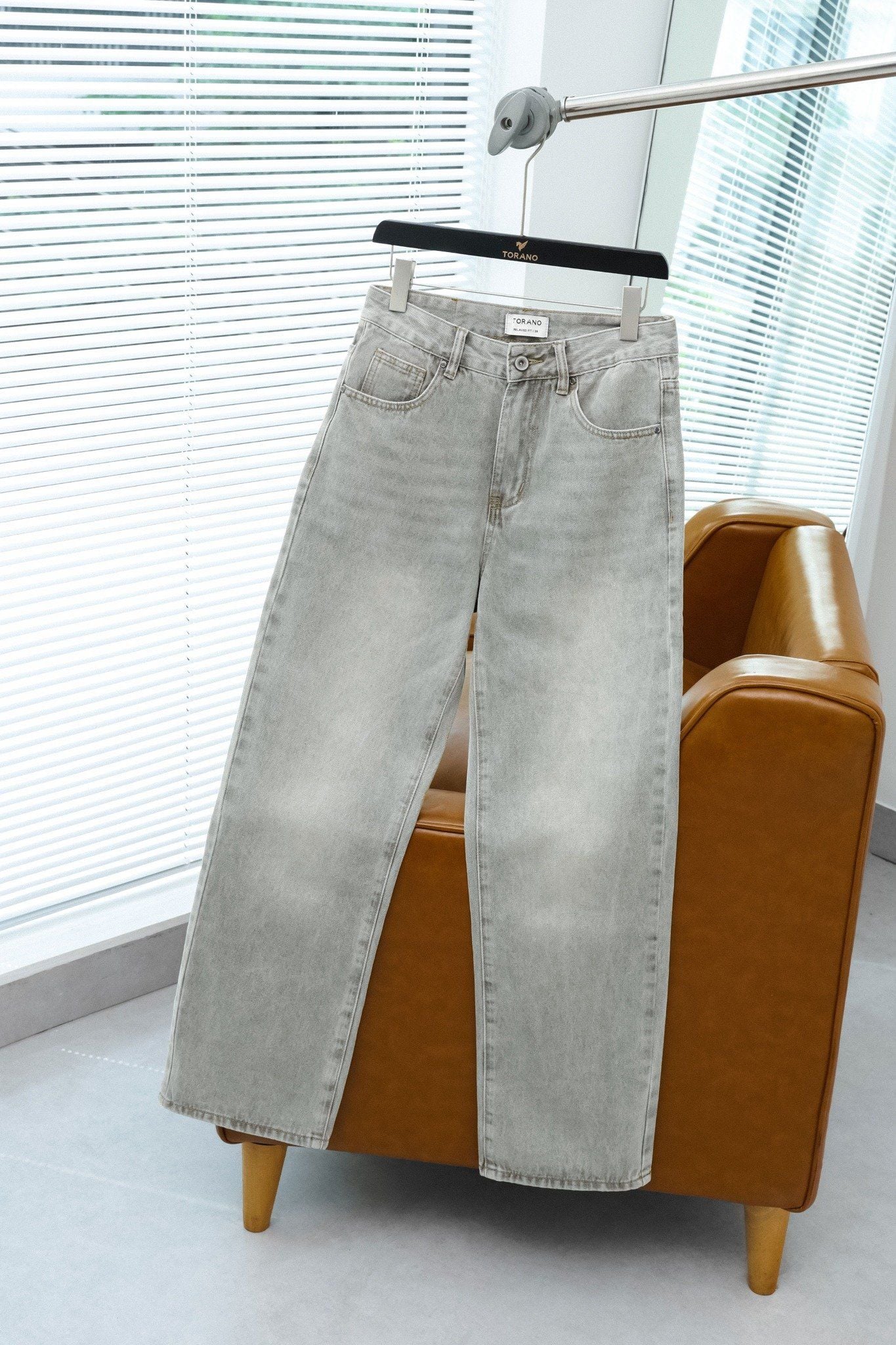  Quần Jeans basic relaxedfit GABJ302 