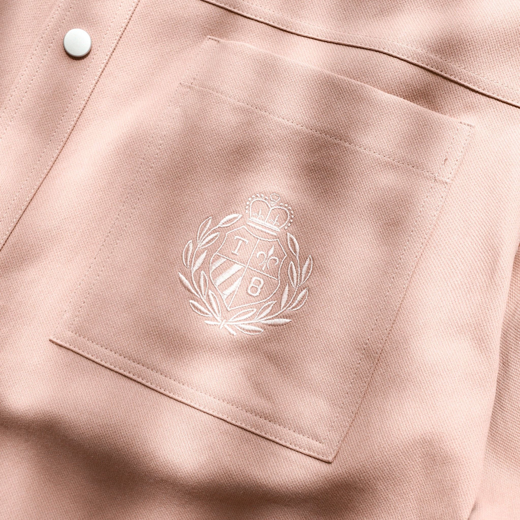  Sơ mi dài tay khaki relaxedfit thêu logo túi ốp 2.GATB303 