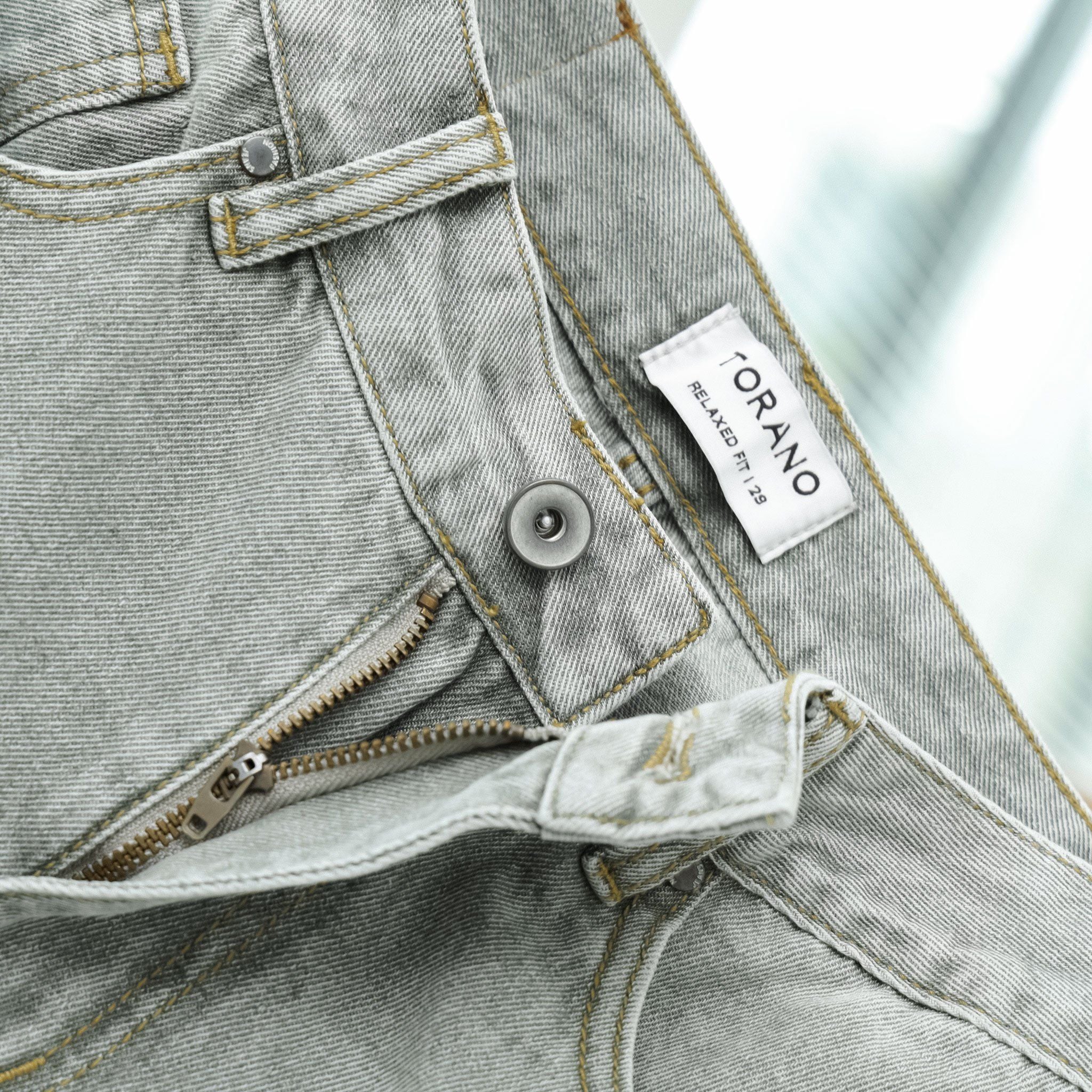  Quần Jeans basic relaxedfit GABJ302 