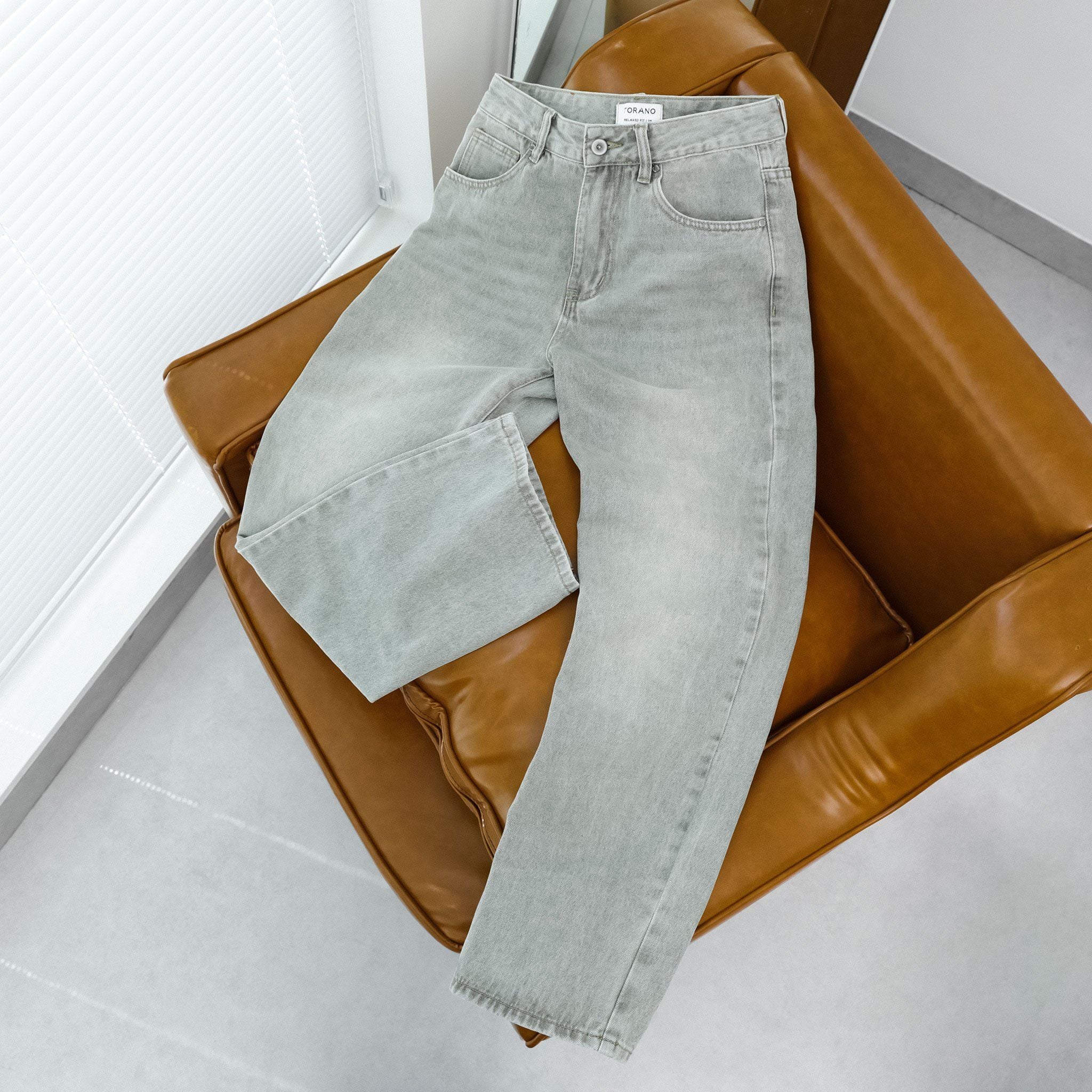  Quần Jeans basic relaxedfit GABJ302 