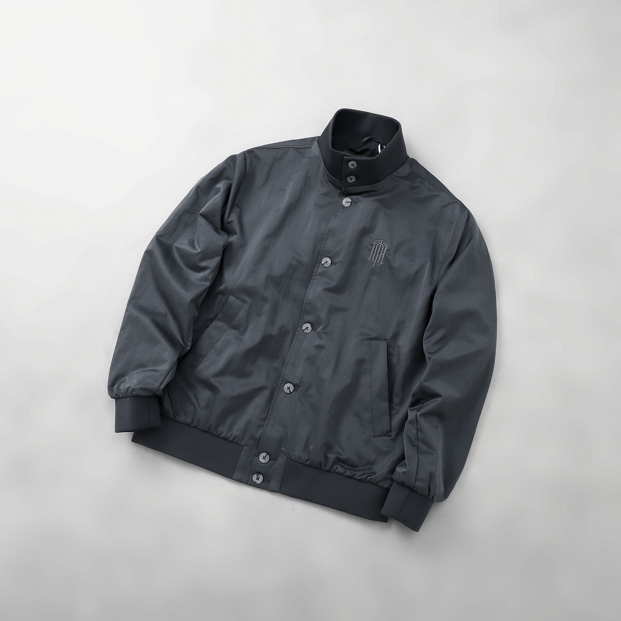  Áo khoác gió 2 lớp cổ cao thêu logo ngực GWCW503 