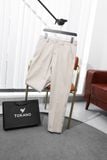  Quần kaki dài túi chéo basic regularfit cúc rập logo GABK503 