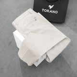  Quần kaki dài túi chéo basic regularfit cúc rập logo GABK503 