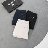  Quần kaki dài túi chéo basic regularfit cúc rập logo GABK503 