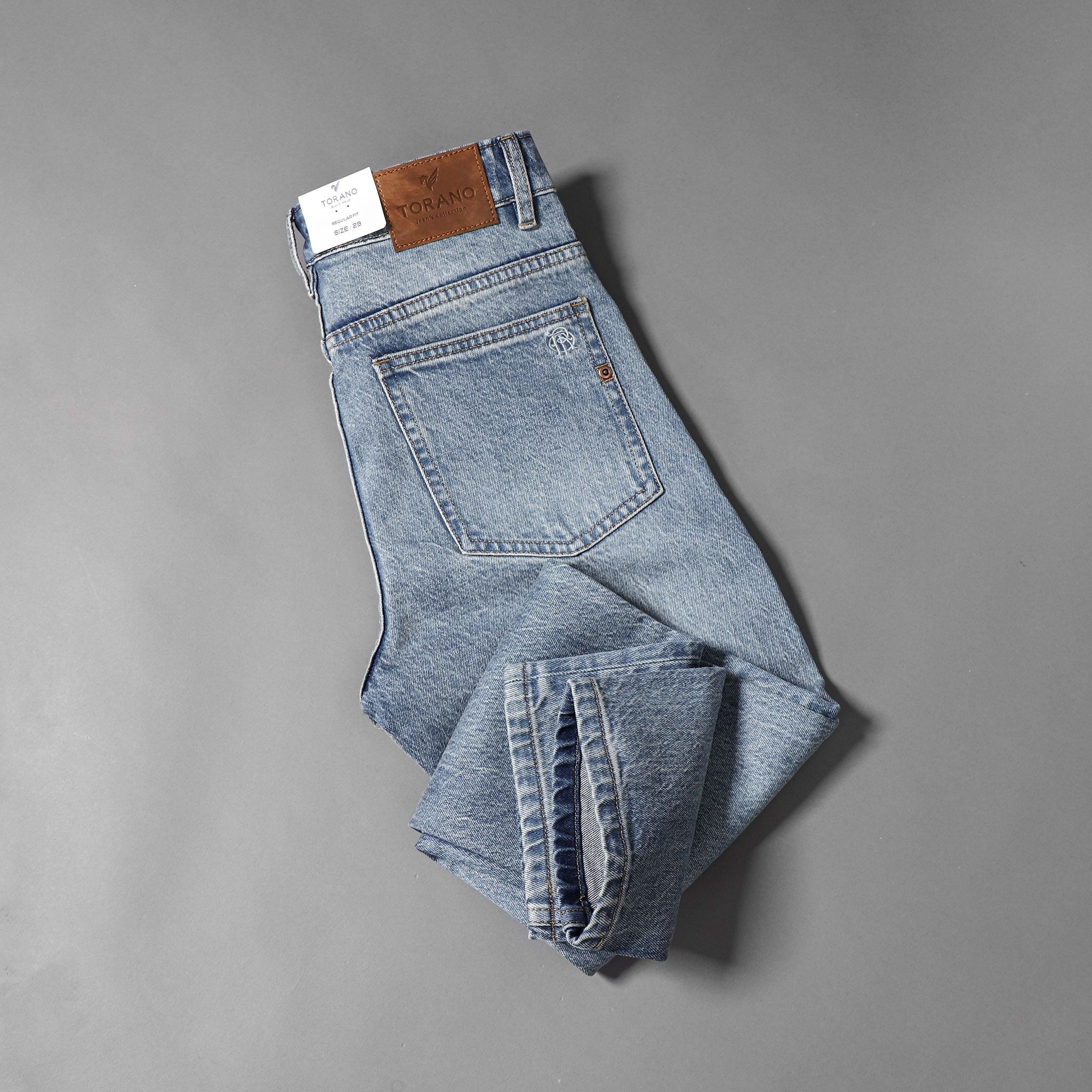  Quần Jeans basic regularfit GABJ896 