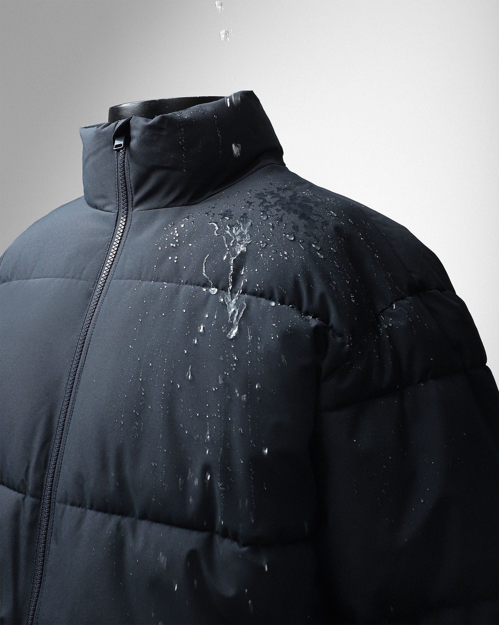  Áo khoác phao 3 lớp lót bông cổ cao regularfit trơn GWCF004 