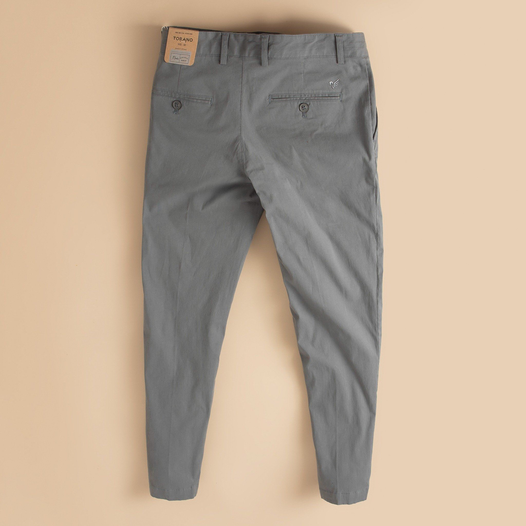  Quần kaki dài basic túi chéo GABK014 
