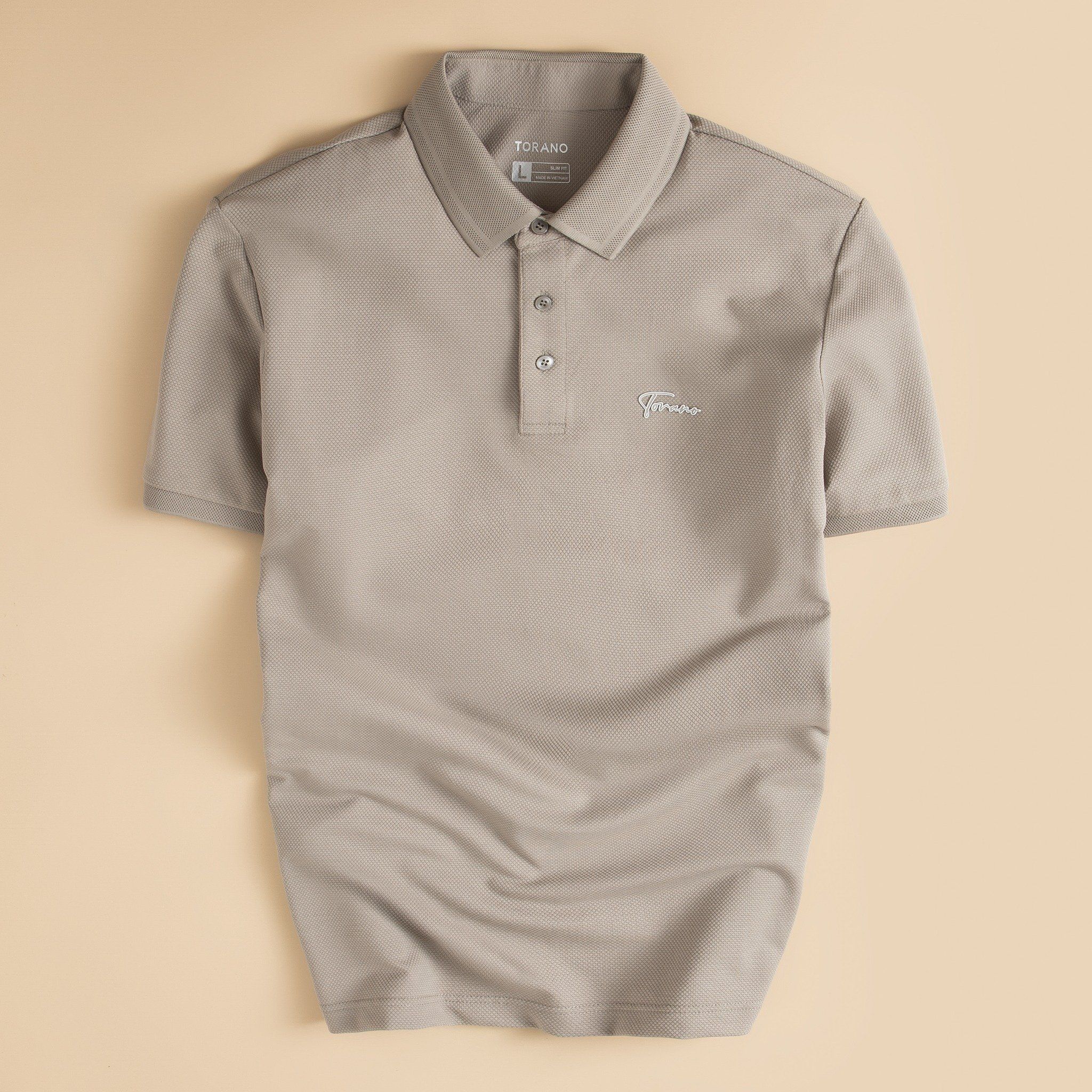 Áo polo trơn in logo ngực TRN GSTP843 
