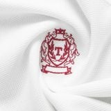  Áo polo trơn bo kẻ thêu logo ngực GSTP643 