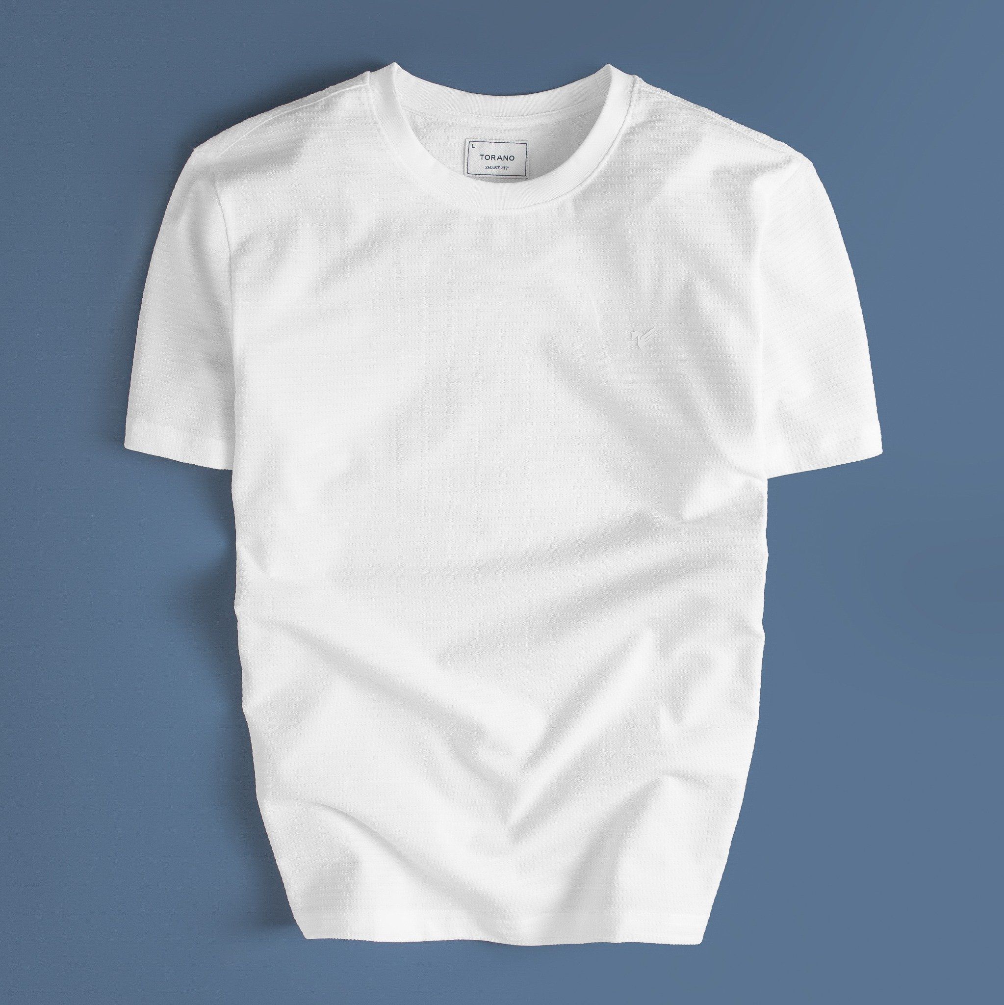  Áo T shirt trơn in logo ngực GSTS006 