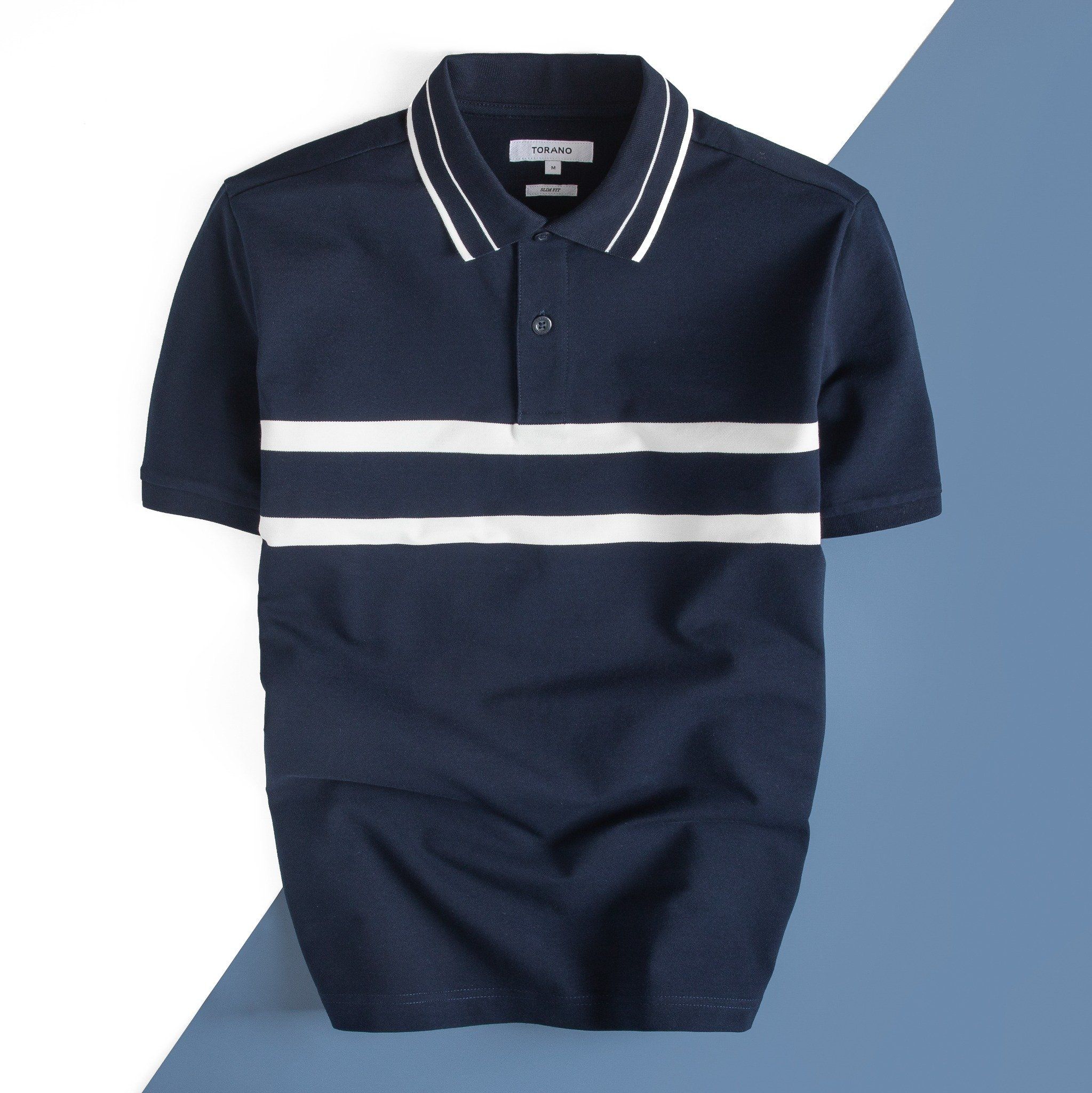  Áo polo kẻ bo tay GSTP068 