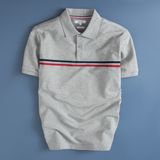  Áo polo kẻ bo tay phối màu GSTP067 