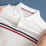  Áo polo kẻ bo tay phối màu GSTP067 