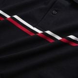  Áo polo kẻ bo tay phối màu GSTP067 