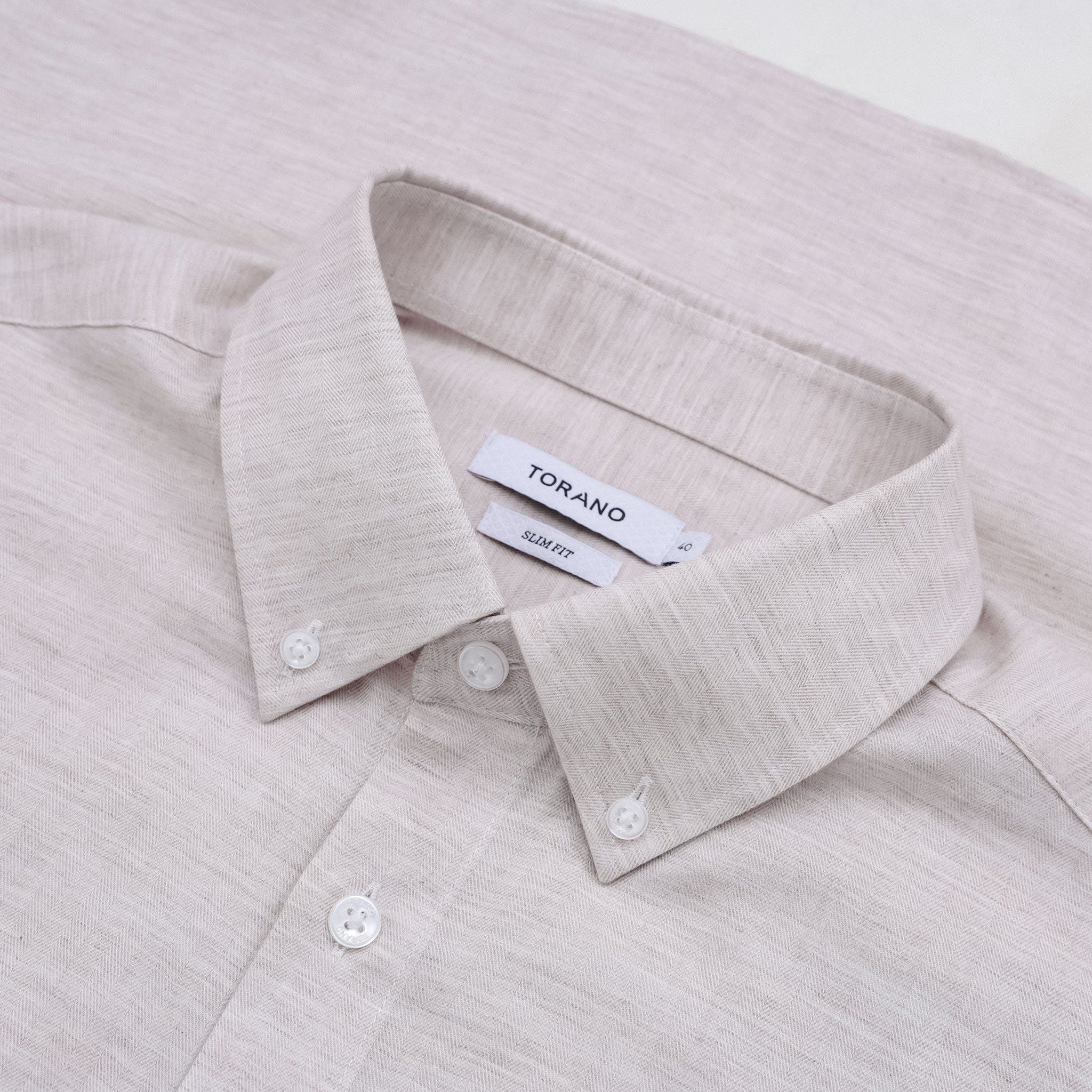  Sơ mi dài tay trơn premium thêu logo ở thép tay GATB511 