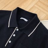  Áo Polo len basic thêu logo ngực GWTE811 