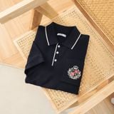  Áo Polo len basic thêu logo ngực GWTE811 