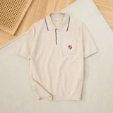  Áo Polo len basic thêu logo ngực GWTE811 